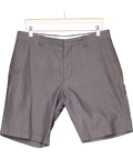 REISS Black And White Adjuster Shorts W32