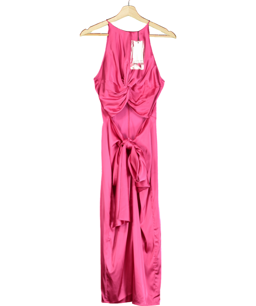 Andrea Iyamah Pink Reli Midi Dress UK 6