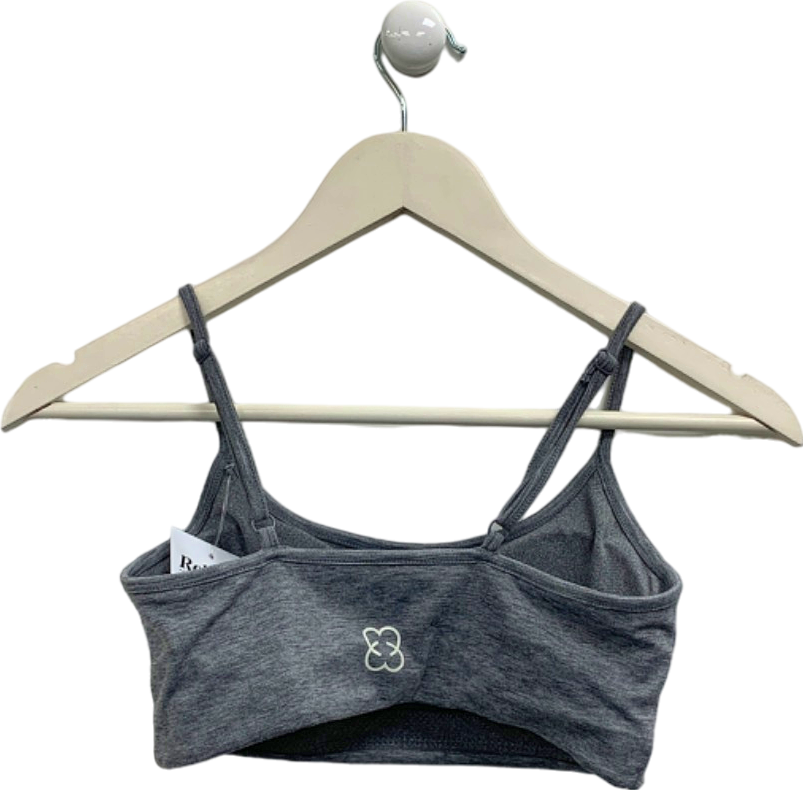 Saski Grey Crop Top UK S