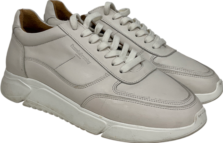 Russell & Bromley White Linford Chunky Runner UK 9 EU 43 👞