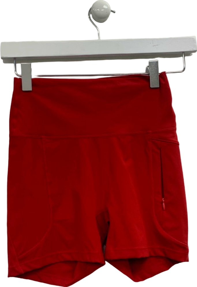 Adanola Red High-Waisted Shorts UK XS