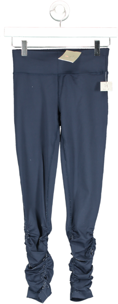 SWEATY BETTY Navy Blue 7/8 All Day Leggings UK XXS