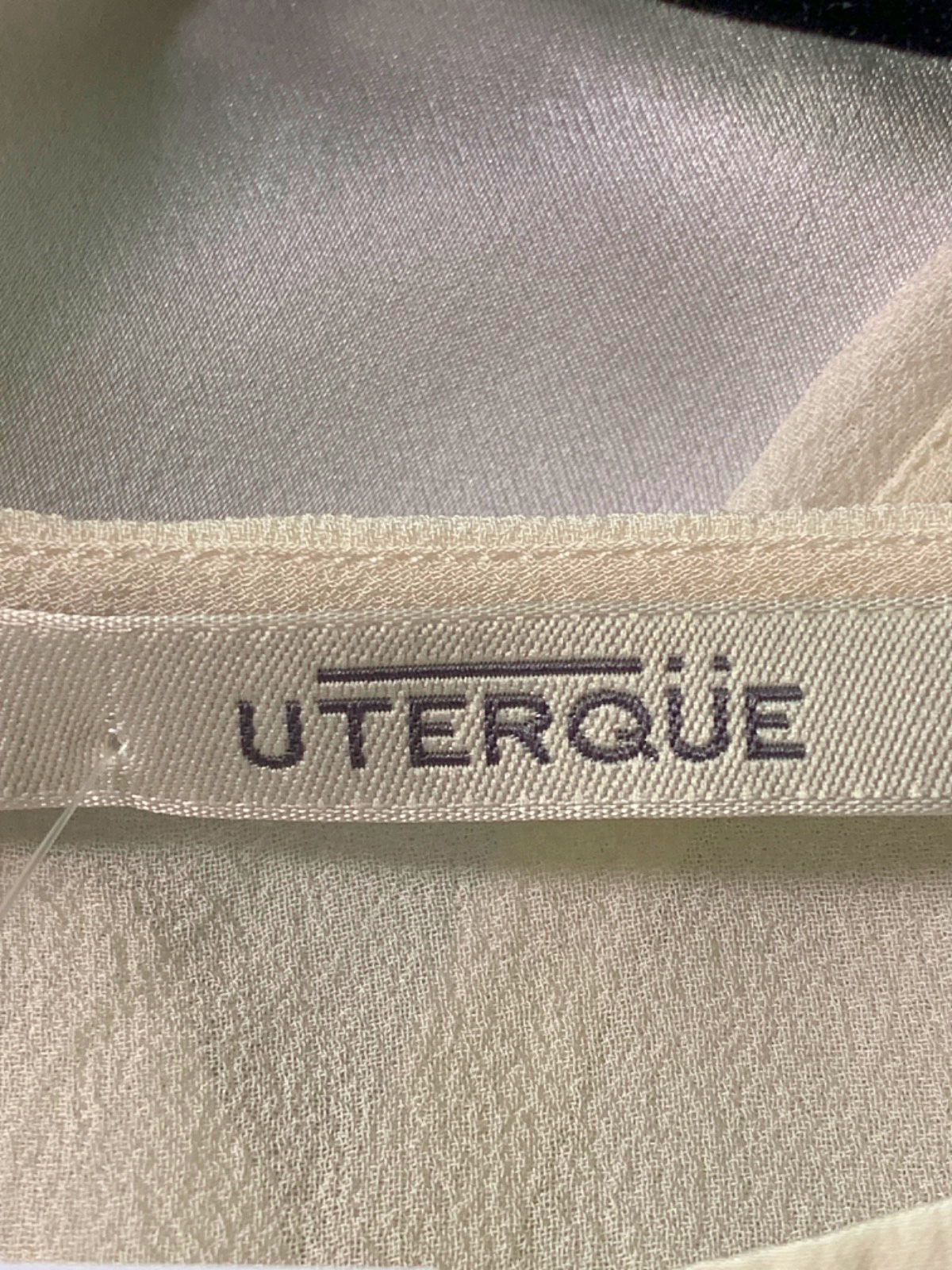 Uterque White Short Sleeve Blouse M