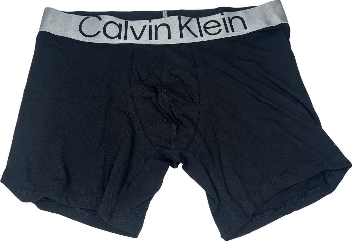 Calvin Klein Black Boxer Briefs - Steel Micro UK L