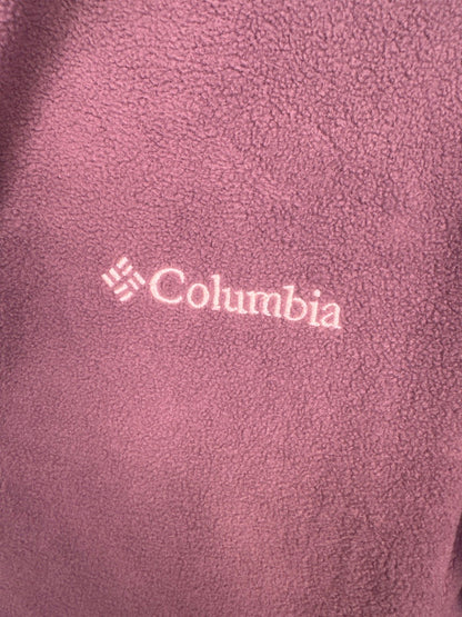 Columbia Lavender Fleece Half-Zip Pullover XS