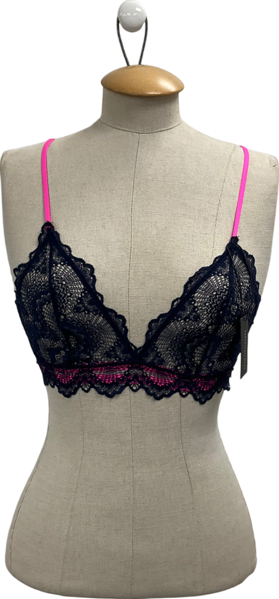 Understatement Blue Lace Triangle Bralette UK M