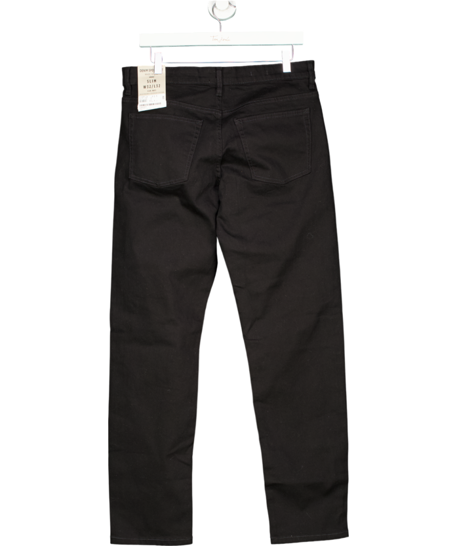 River Island Black Skim Fit Relaxed Casual Jeans - Length 32 W30