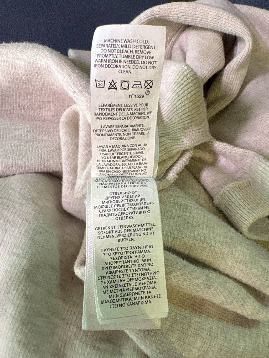 Ralph Lauren Cream Polo Long Sleeve Shirt UK XL