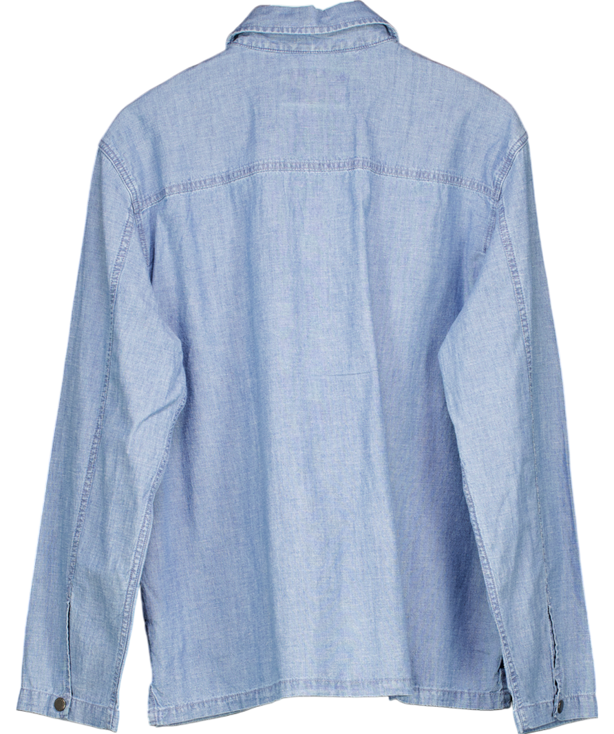 Barbour Blue Markham Denim Shirt UK S