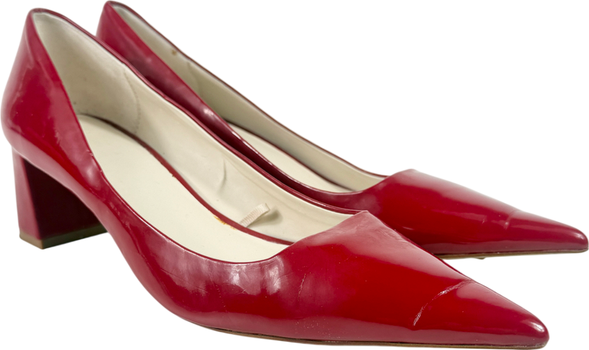 ZARA Red Patent Leather Shoes UK 5 EU 38