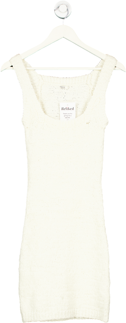 House of CB White Knitted Dress Size S