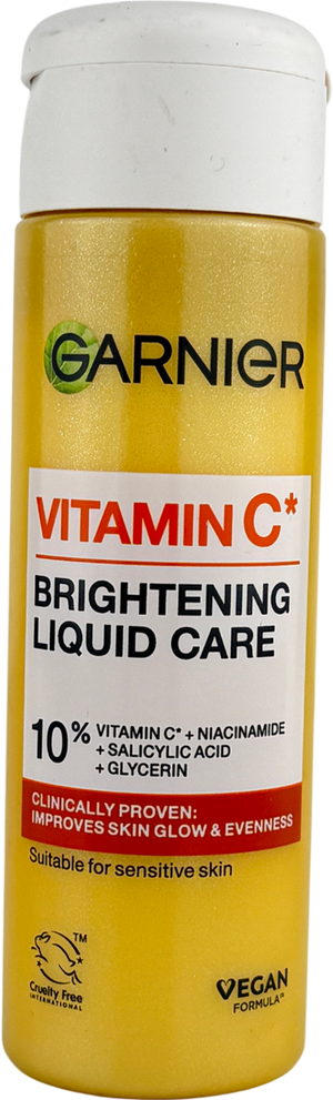 Garnier Vitamin C Brightening Liquid Care, 10% Glycerin, Niacinamide, Vitamin C & Salicylic Acid 120ml