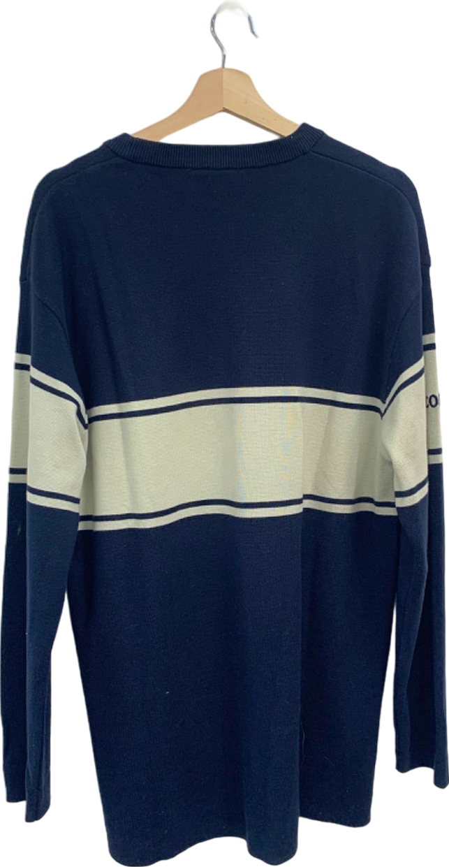 Lacoste Navy Striped Jumper XXL