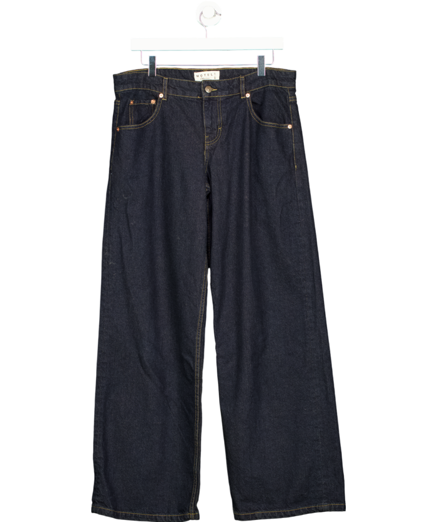 Motelrocks Blue Motel Roomy Extra Wide Low Rise Jeans W30