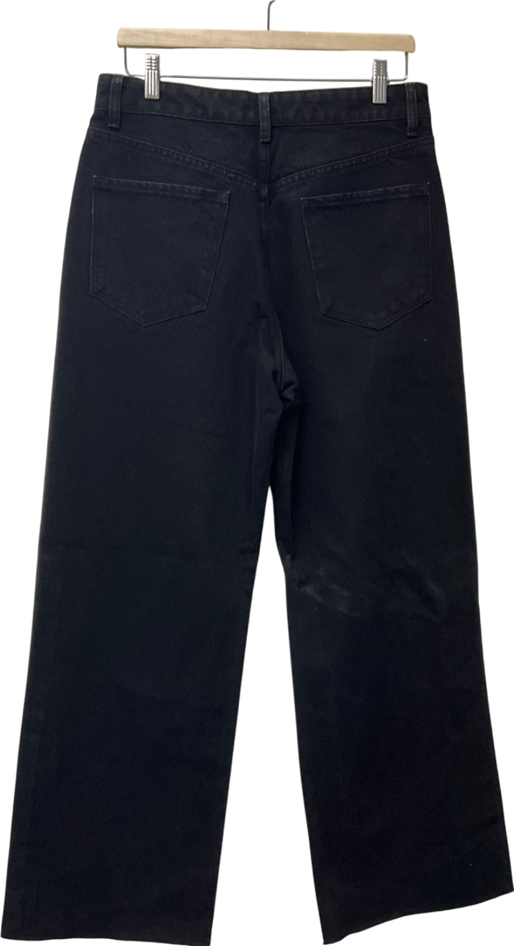 Black Wide Leg Jeans W32