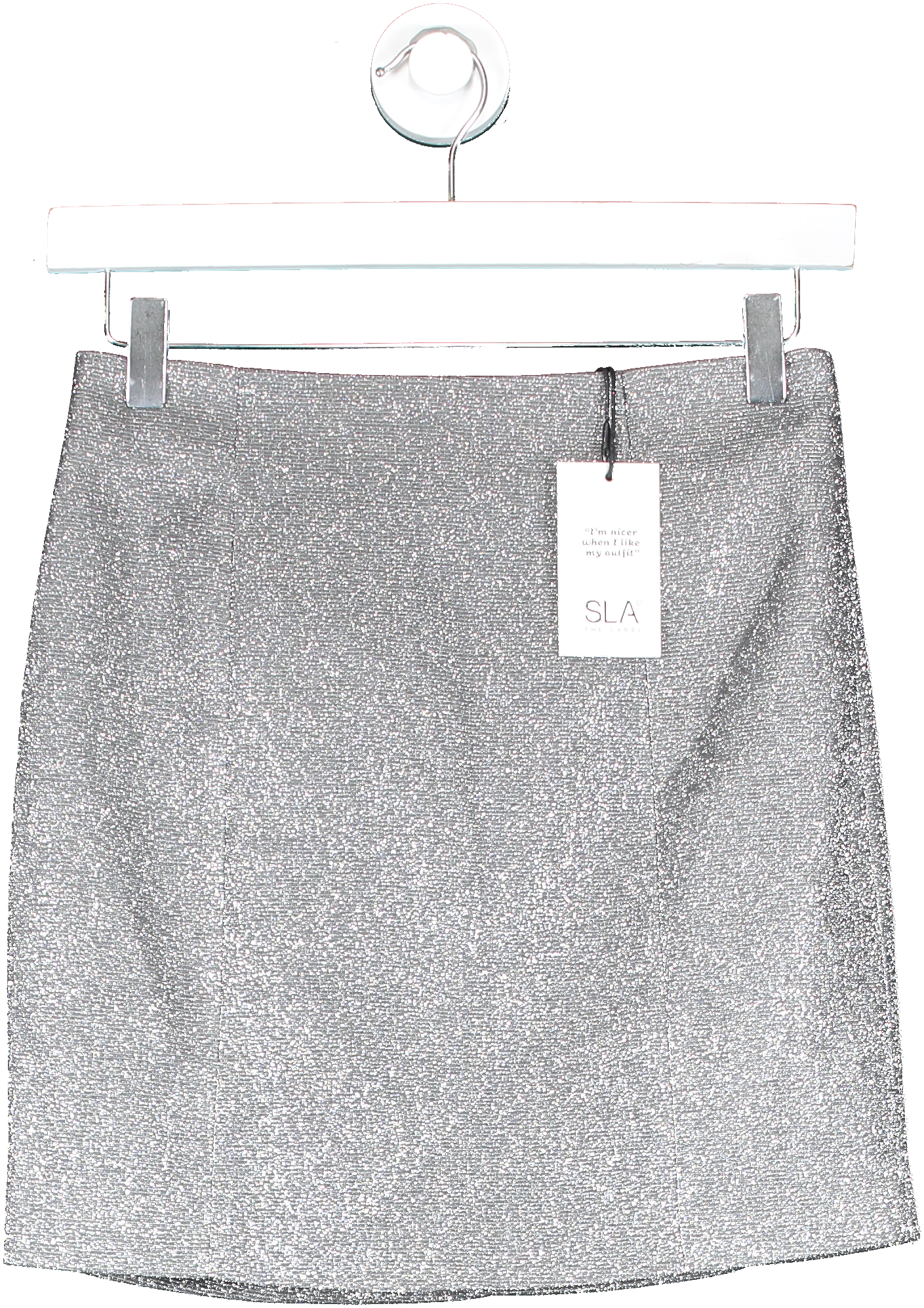 SLA the label Grey Sloane Fitted Mini Skirt UK XS