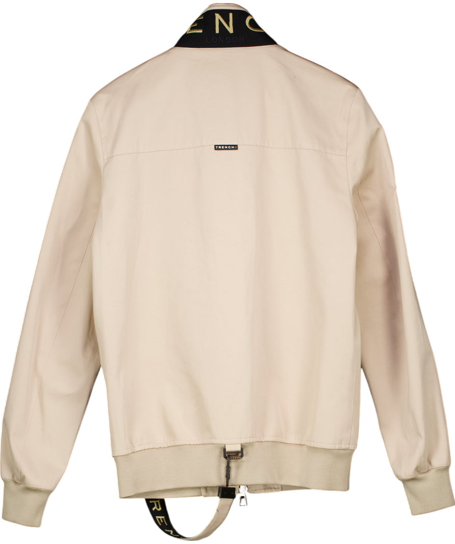Trench Beige Bond Herringbone Jacket UK L