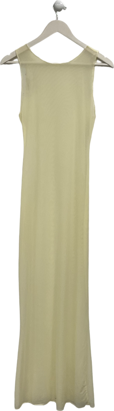 Kasela Mesh Maxi Dress In Cream One Size