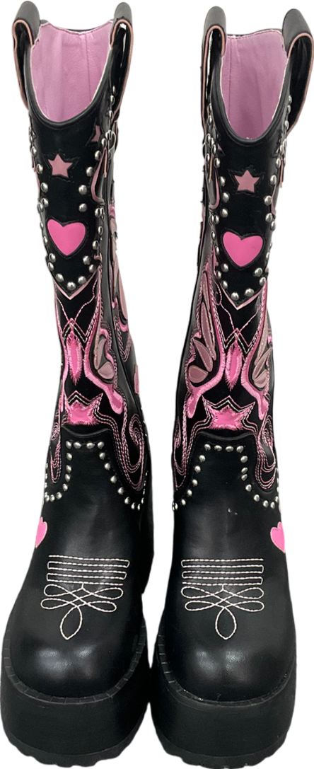 Dolls Kill x Bratz Black The Wild West Platform Boot UK 5 EU 38 👠