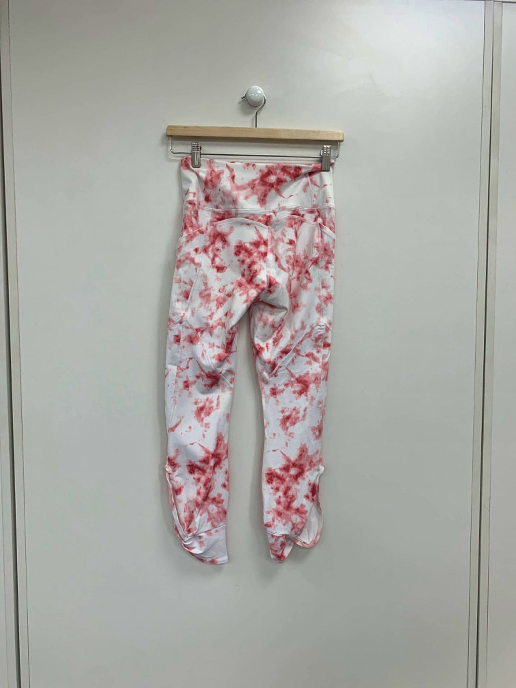 FABLETICS Pink Tie-Dye Oasis High-Waisted Twist Legging UK S