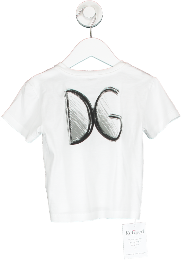 Dolce & Gabbana White Crown Logo T Shirt 2 Years