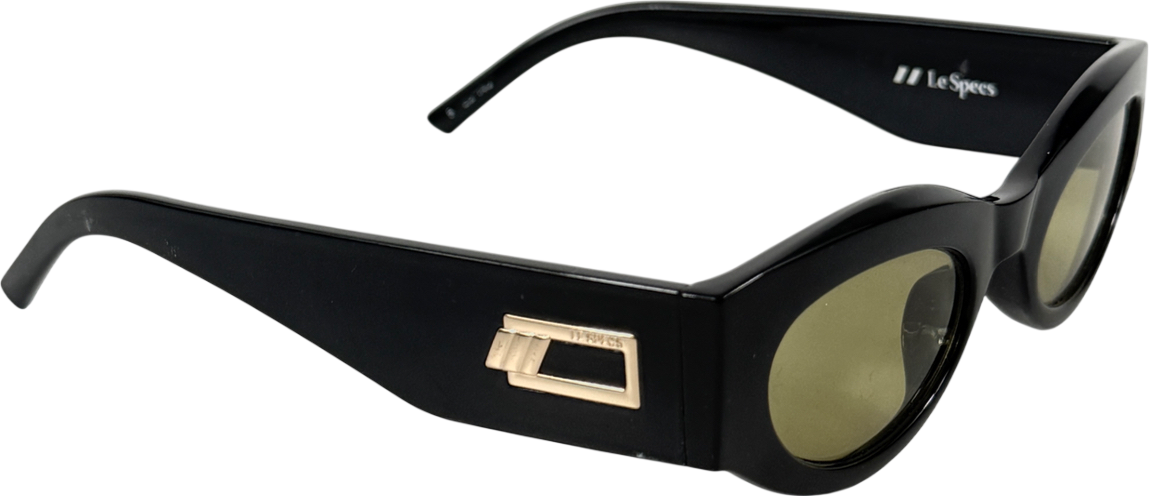 Le Specs Body Bumpin II Black Olive Mono Sunglasses