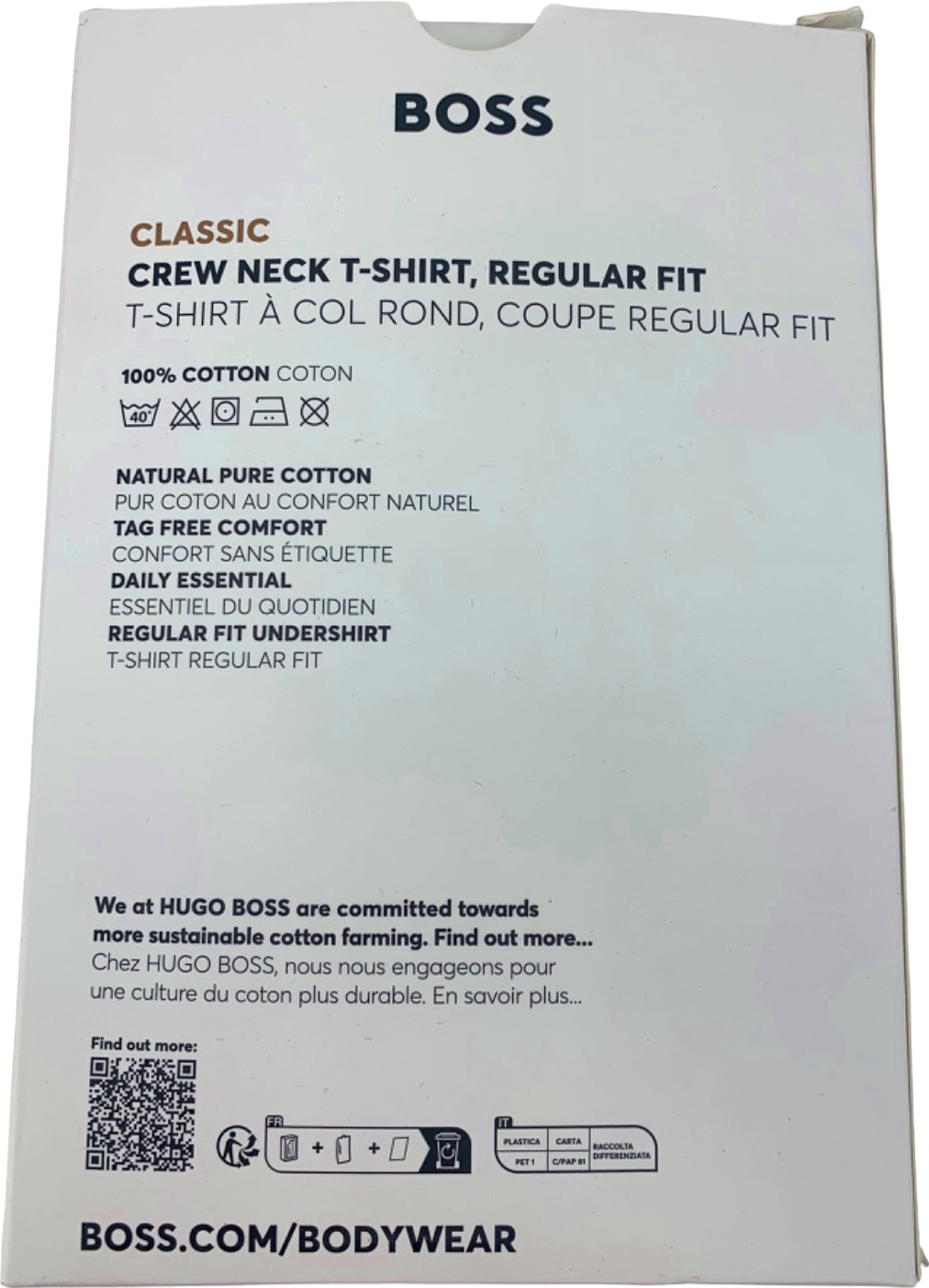 Hugo Boss Set of 3 Black/navy/khaki Classic Embroidered Logo Crew Neck T-Shirt UK XL