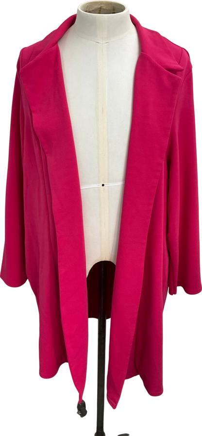 Yours Pink Open Longline Blazer UK 28