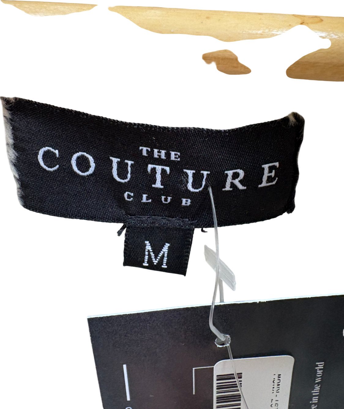 The Couture Club Cream Fur Applique logo Hooded Jacket UK M