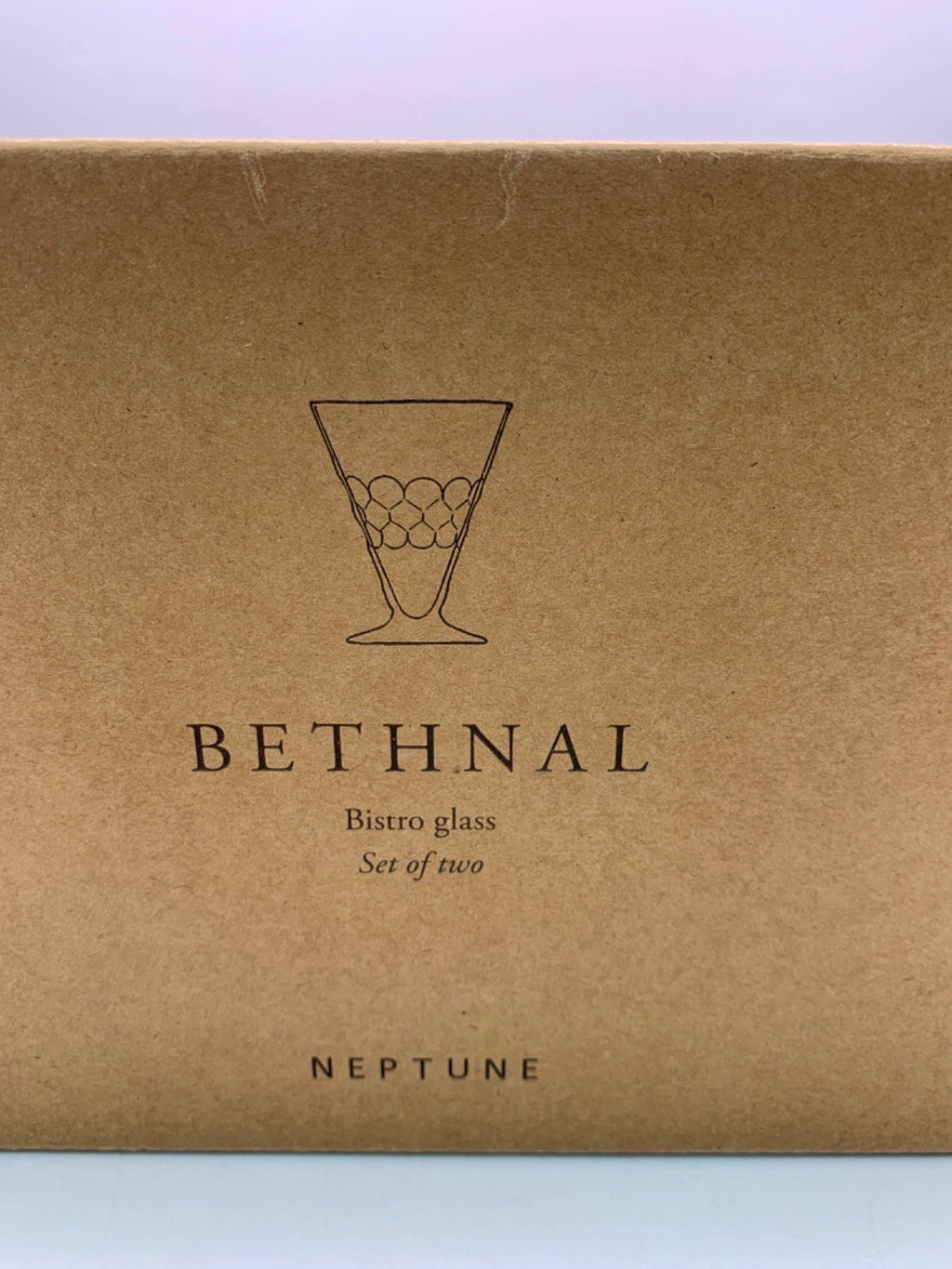 Neptune Clear Bethnal Bistro Glass Set of Two