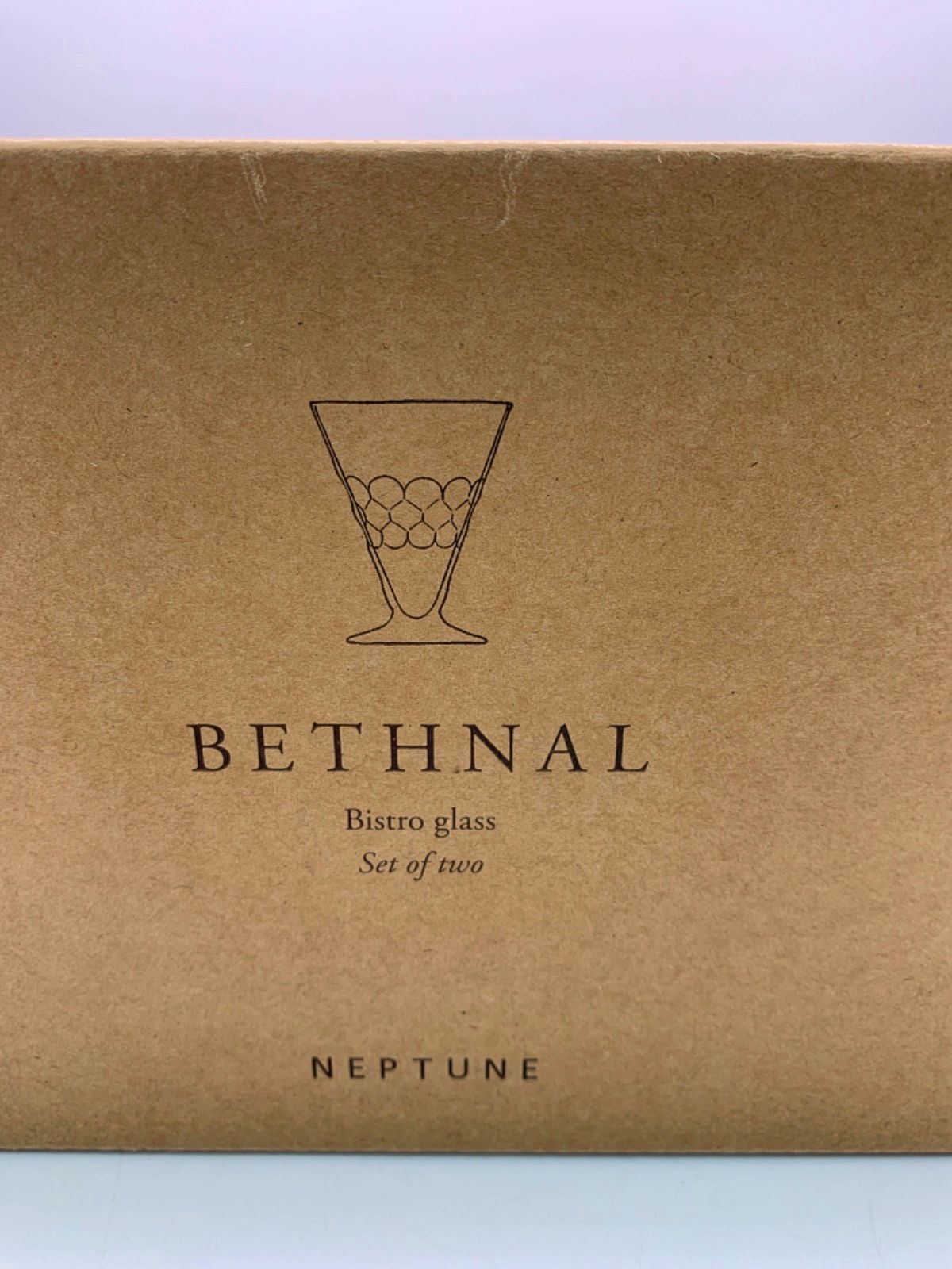 Neptune Clear Bethnal Bistro Glass Set of Two