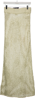 Monday Swimwear Cream Cape May Skirt - Ivory Crochet UK M
