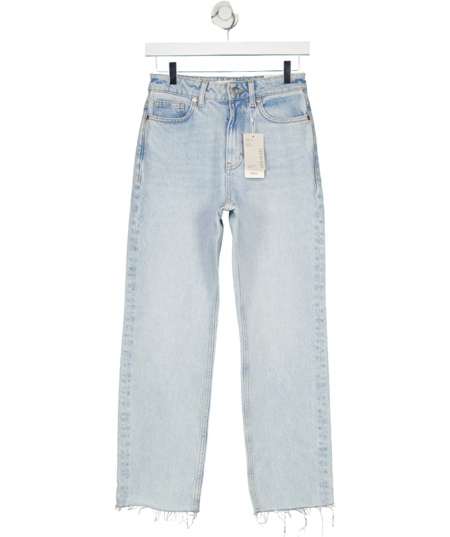 MANGO Blue Irene High Waist Jeans UK 6