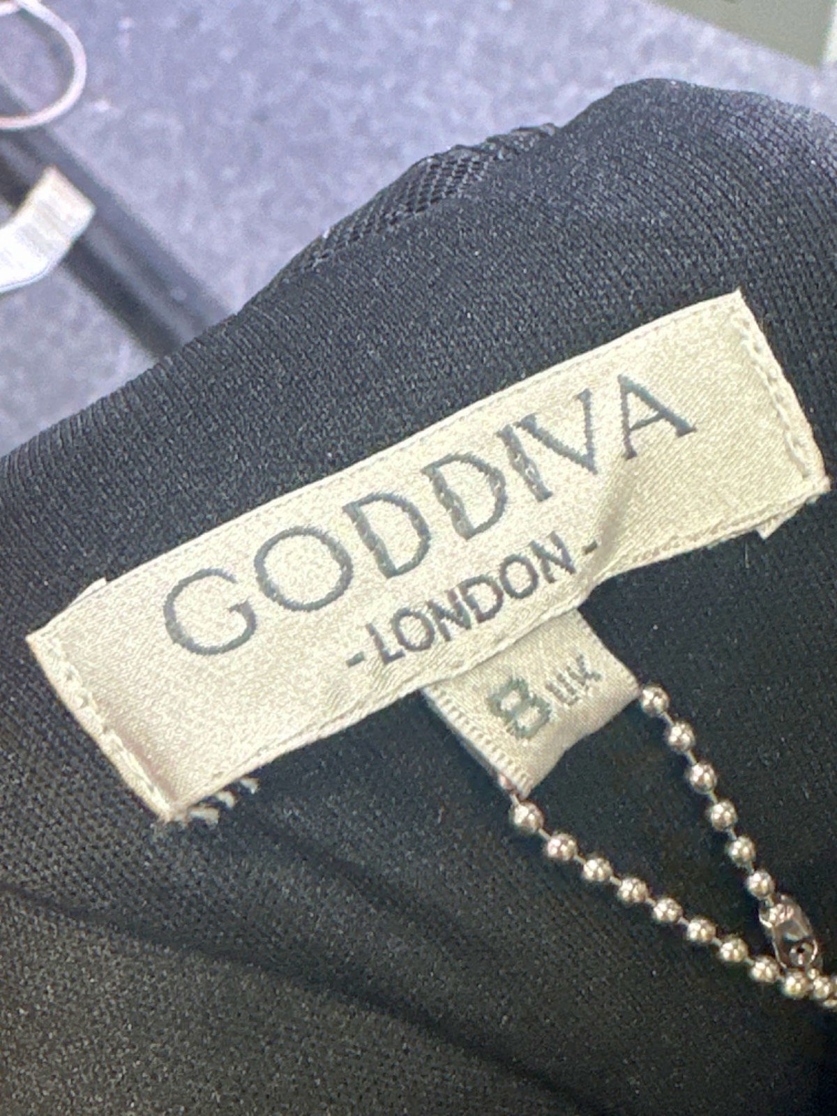 Goddiva Gold Sequin Maxi Dress UK 8