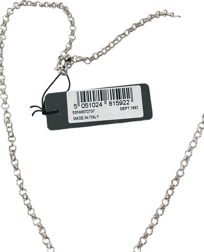 SIMPLY SILVER Solid 925 Sterling Silver Tree Of Love T-bar Necklace