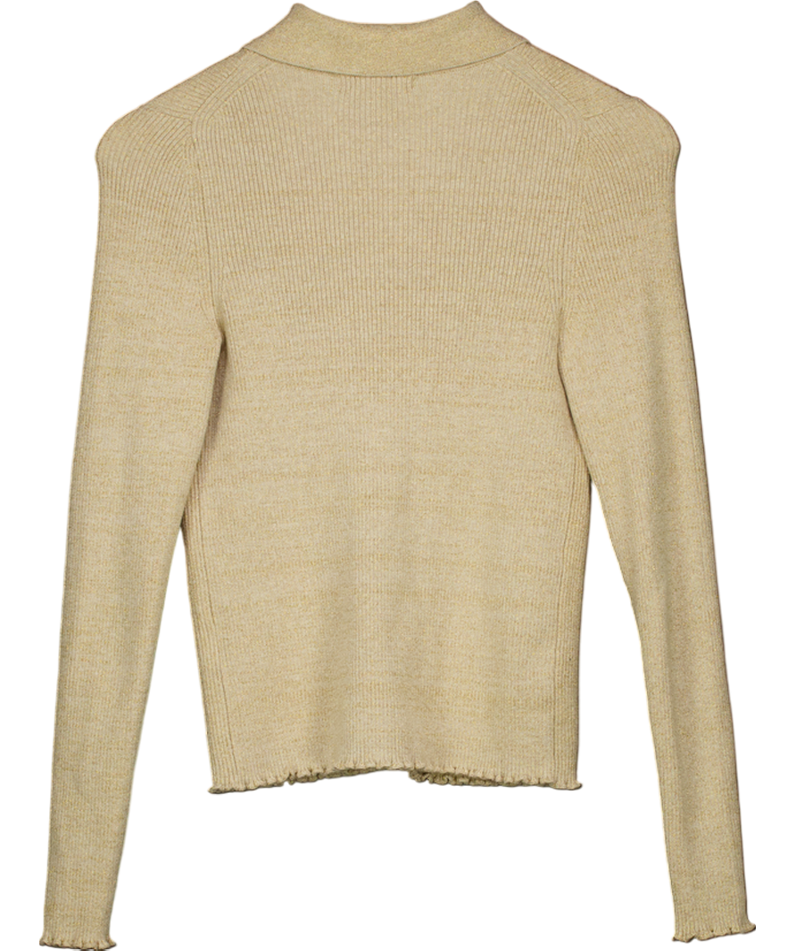 Boden Metallic Ribbed Cardigan UK M