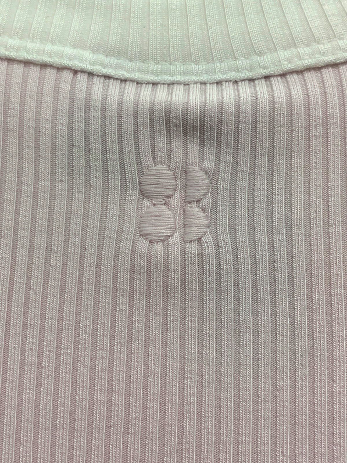 Sweaty Betty Pink Ribbed Tank Top UK XS