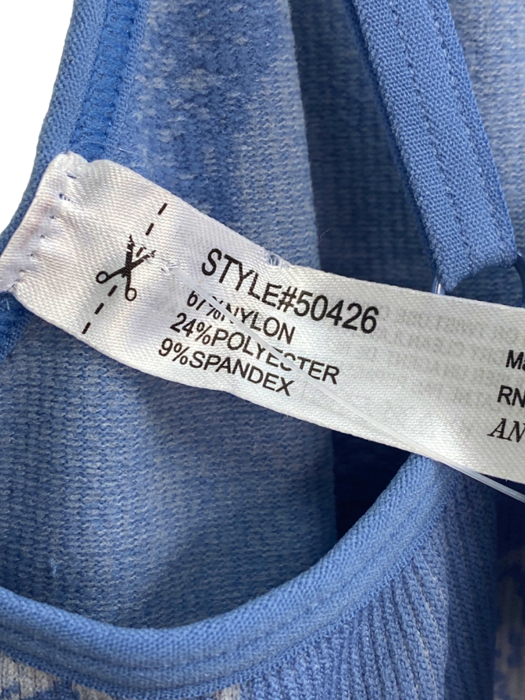 ANWND Blue Butterfly Print Jumpsuit S/M