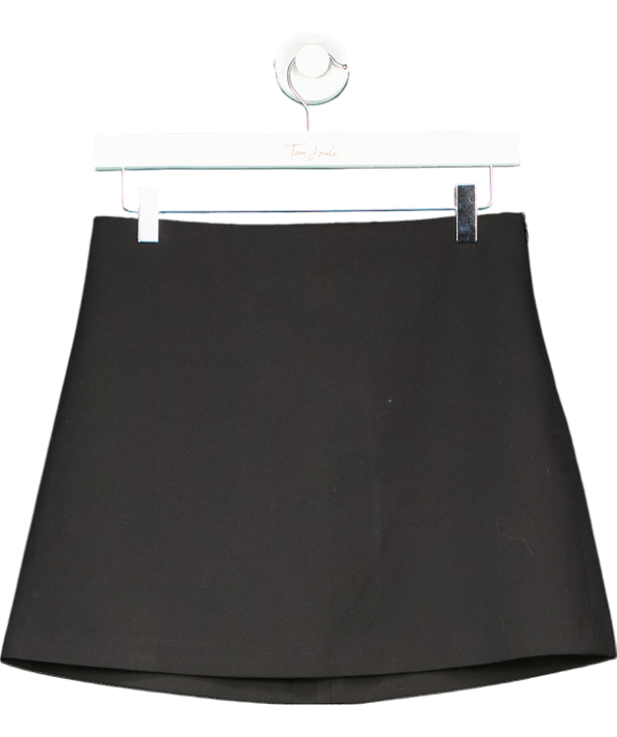 ZARA Black Plain Knit Mini Skirt UK 10