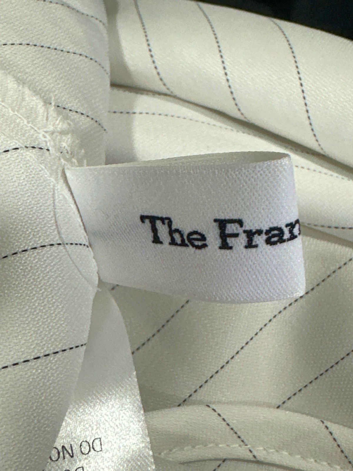 The Frankie Shop White Striped Maxi Dress UK XS/S