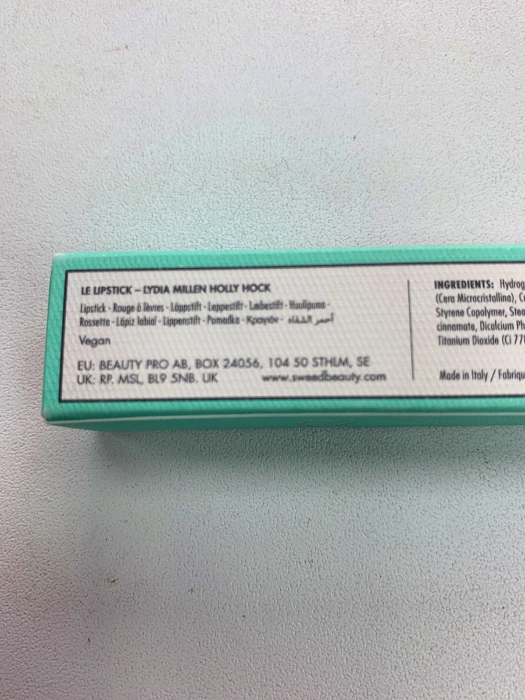 Sweed Le Lipstick by Lydia Millen Holly Hock 2.5g