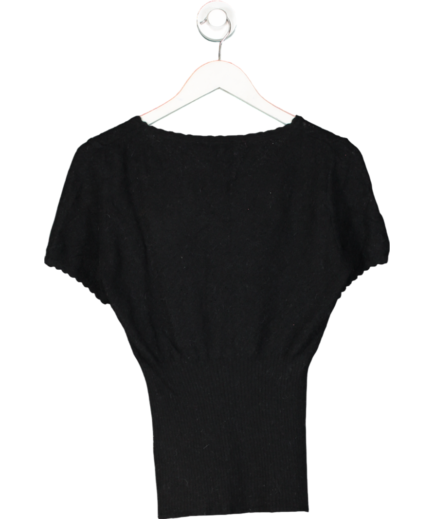 Rouje Black Knit Top UK 12