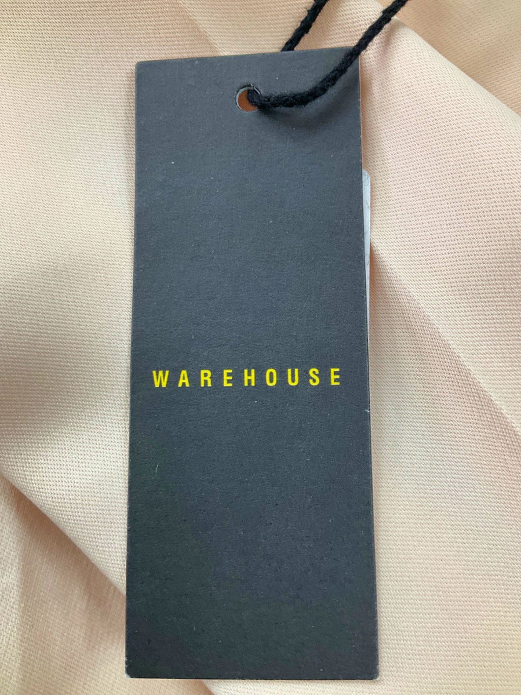 Warehouse Nude Wide Leg Trousers UK 12