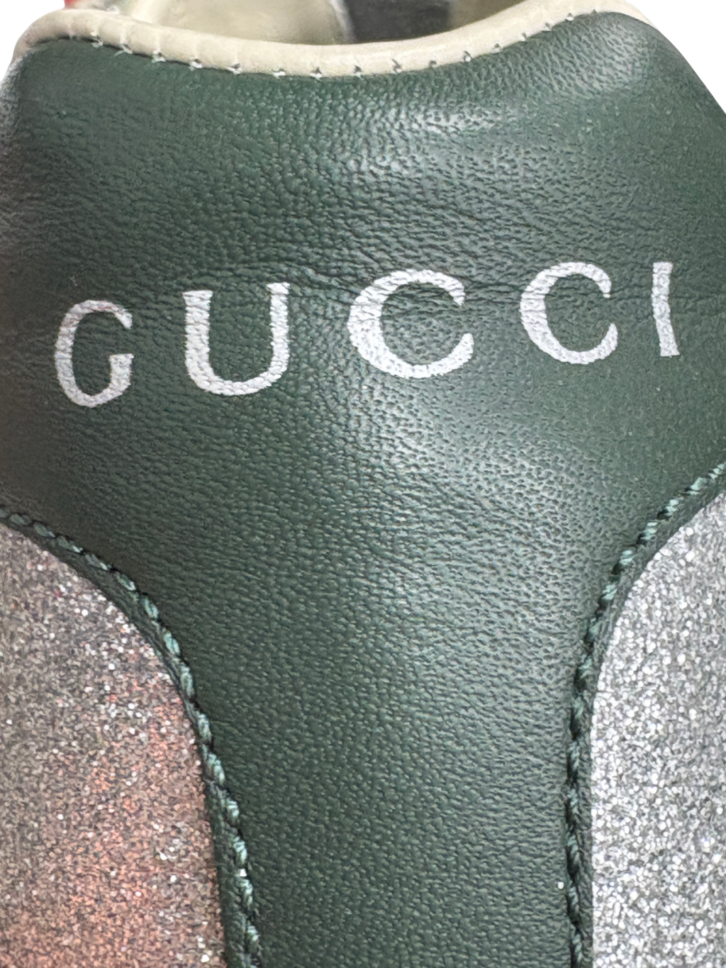 GUCCI Ace Metallic Sneakers UK 1 EU 33 👼