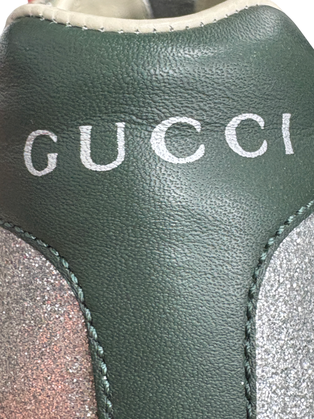 GUCCI Ace Metallic Sneakers UK 1 EU 33 👼