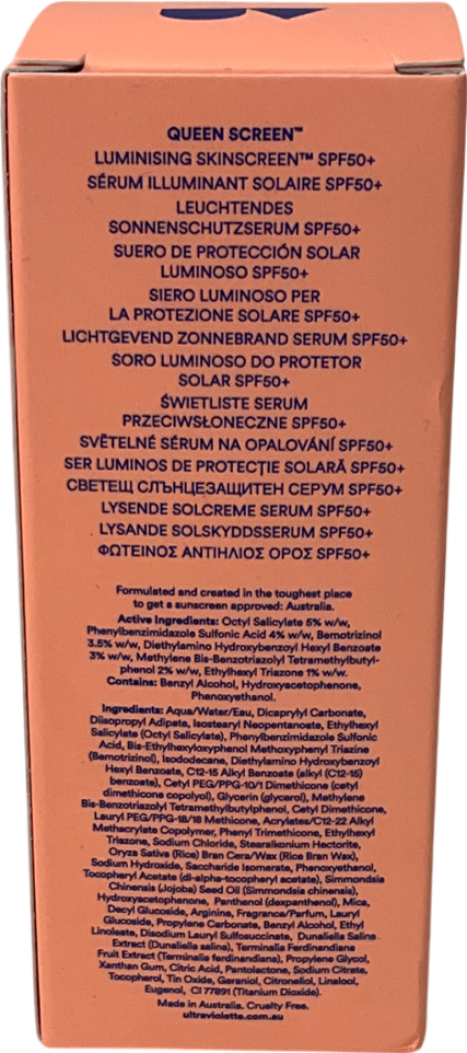 ultra violette Queen Screen Spf 50+ Luminising Skinscreen Serum 50ml