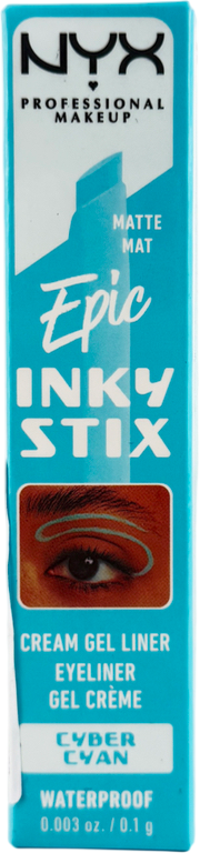 NYX Epic Inky Stix Cream Gel Eyeliner Cyber Cyan 0.1g
