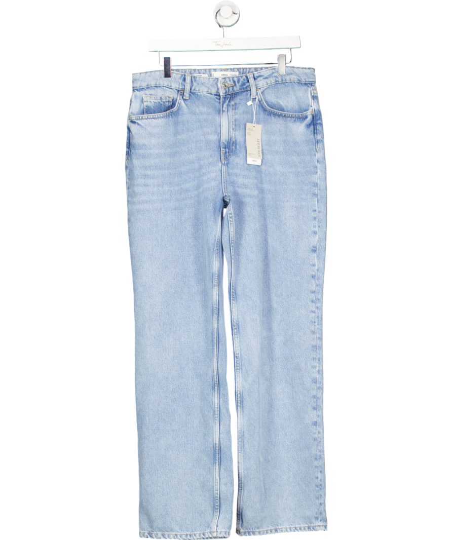 MANGO Blue Matilda Medium Rise Jeans UK 14