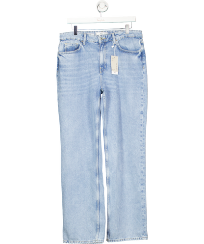 MANGO Blue Matilda Medium Rise Jeans UK 14