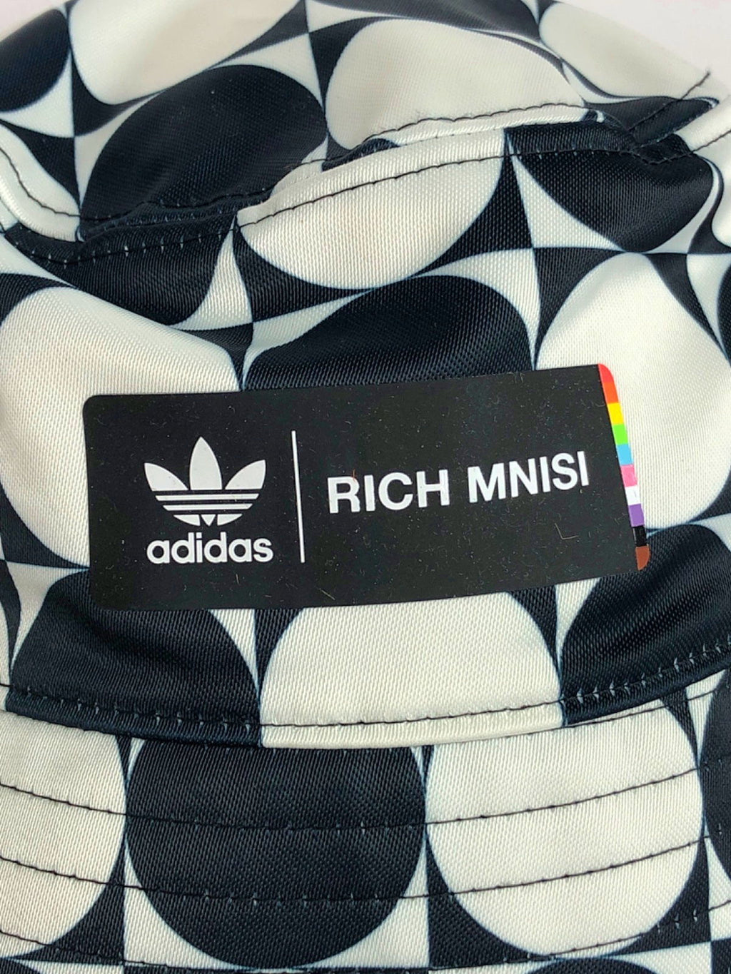 Adidas Black and White Rich Mnisi Bucket Hat